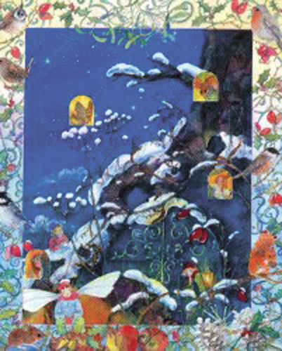 A4965 Land of the Elves: Large Advent Calendar OUT OF PRINT