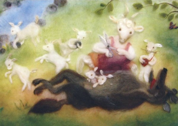 Postcard: FSK3053 The Wolf and the 7 Kids