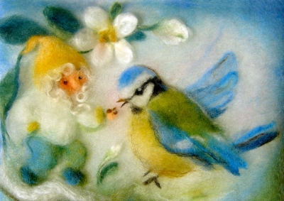 Postcard: FSK3149 Bluetit