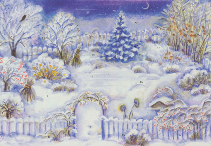 A036 The Christmas Garden: Medium Advent Calendar