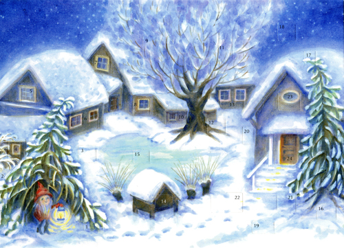 Christmas in the Yard: Small Advent Calendar