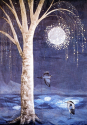 Folded card: WGL156 Winter Morning