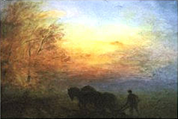 Folded card: WGXL110 Ploughing - An Autumn mood