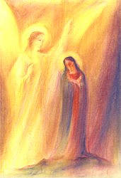 The Annunciation: Folded card