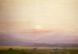 Postcard: DN18 Evening Landscape: The Loch