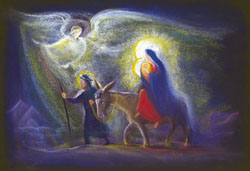 Postcard: Flight into Egypt