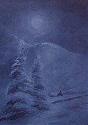 Postcard: DN23 Winter Snow