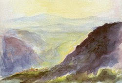 Postcard: DN97 A view of Delphi Village
