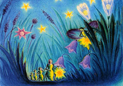 Postcard: HL2748 By the Fireflies