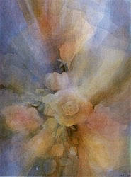 Postcard: Roses in Mist