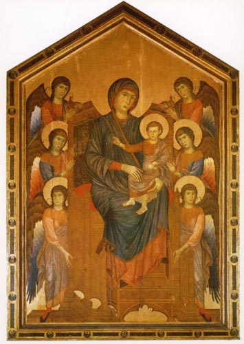 Print: The Mother of God Enthroned Print: The Mother of God Enthroned
