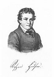 Postcard: Kaspar Hauser. Portrait with Signature