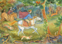 Postcard: JW0311 The king's hunt