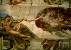 Postcard: Michelangelo0422 The Creation of Adam