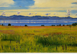 Postcard: FH0905 Lake Geneva from Saint-Prex