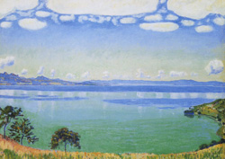 Postcard: Landscape by Lake Geneva