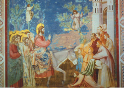 Postcard: Christ's entry into Jerusalem