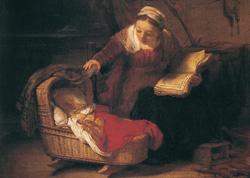 Postcard: Rem3429 Holy Family (1645)