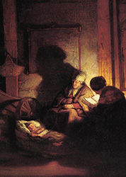 Postcard: Rem3430 Holy Family (1645)