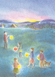 Postcard: MS5642 Lantern parade