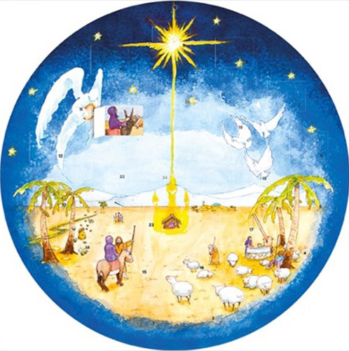 A7497 Mary's Little Donkey. Danish Edition: Large Advent Calendar