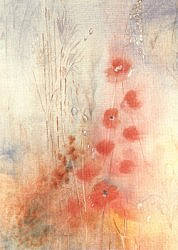 Postcard: NF1 Poppies and Grasses Postcard: NF1 Poppies and Grasses