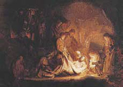 Postcard: Rem2741 The Entombment of Christ