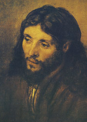 Postcard: Rem3098 The Head of Christ