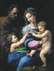 Postcard: Raffael3431 The Virgin with the Rose