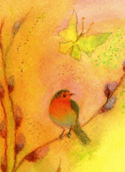 Postcard: AK3960 First Spring greeting