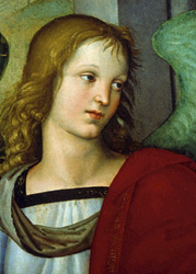 Postcard: Raffael4023 Angel (fragment)