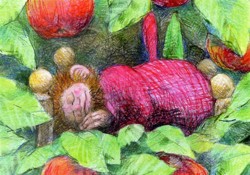 Postcard: Sleeping Dwarf