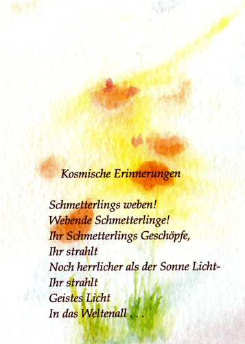 Postcard: Kosmische Erinnerungen