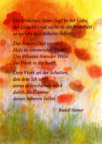 Postcard: Der Wahrheit Same liegt in der Liebe