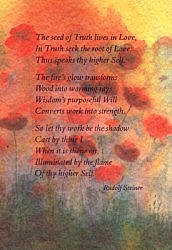 Folded card: WG100 The seed of Truth lives in Love
