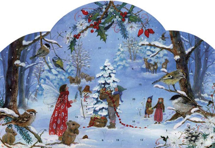 A7416 The Elves Christmas Celebration: Large Advent Calendar