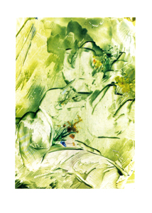 Folded card: WGL129 Christmas Rose