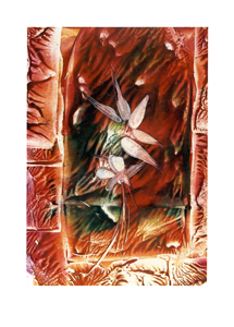 Folded card: WGL130 Lily