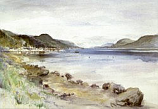Postcard: DN122 Still evening mood: Tyghnabrauich habour
