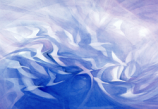 Birds in flight: Large folded card