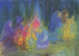 Postcard: AK3983 Lantern walk