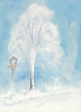 Postcard: Winter Tree
