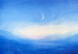 Postcard: DN47 Moon over the sea