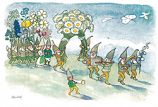 Postcard: EK3447 The arrival of Spring