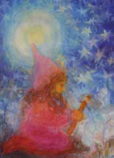 Postcard: AK5043 Dwarf in twinkling starlight