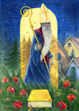 AK085 St. Nicholas: Small Advent Calendar