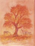 Postcard: Autumn Tree