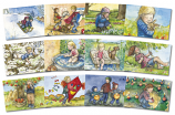 Set of 12 postcards by Sanne Dufft for the Months of the Year