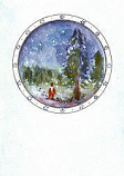 Postcard: Snowing