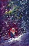 Postcard: Gnome in Winterland